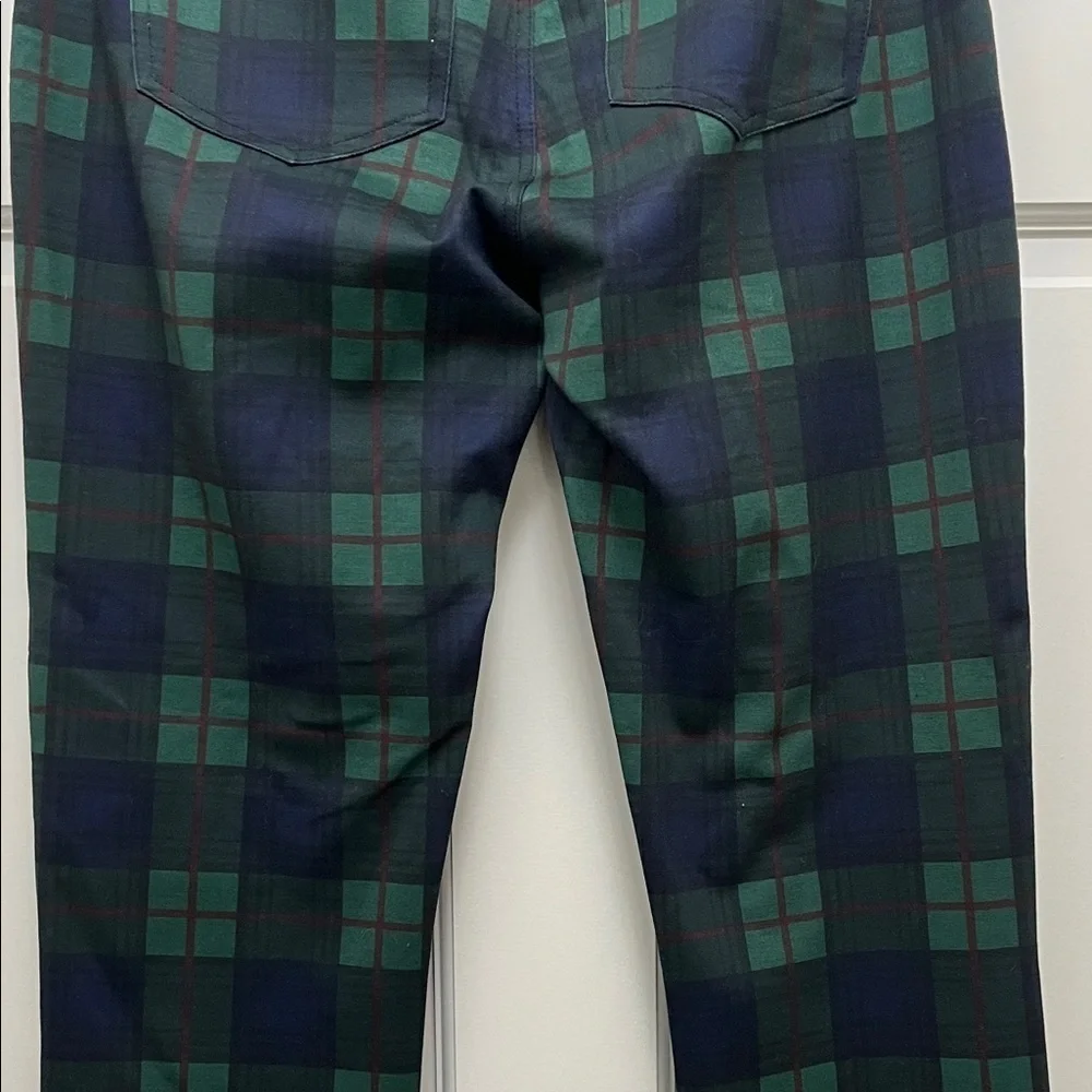 Sanctuary x Anthropologie Green Plaid Leggings - Size Medium